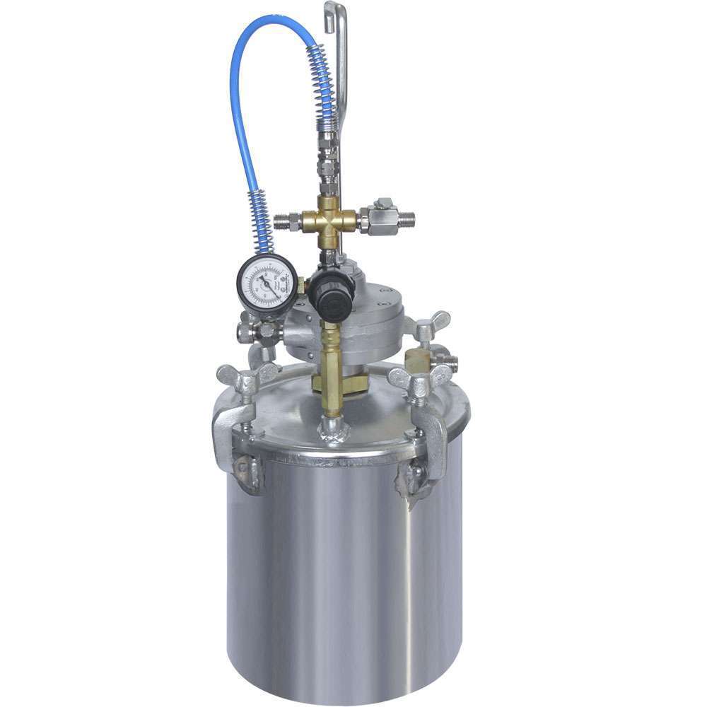 WDT-15 - TANQUE 02 GLS (8LTS) EM AÇO CARBONO COM AGITADOR PNEUMÁTICO