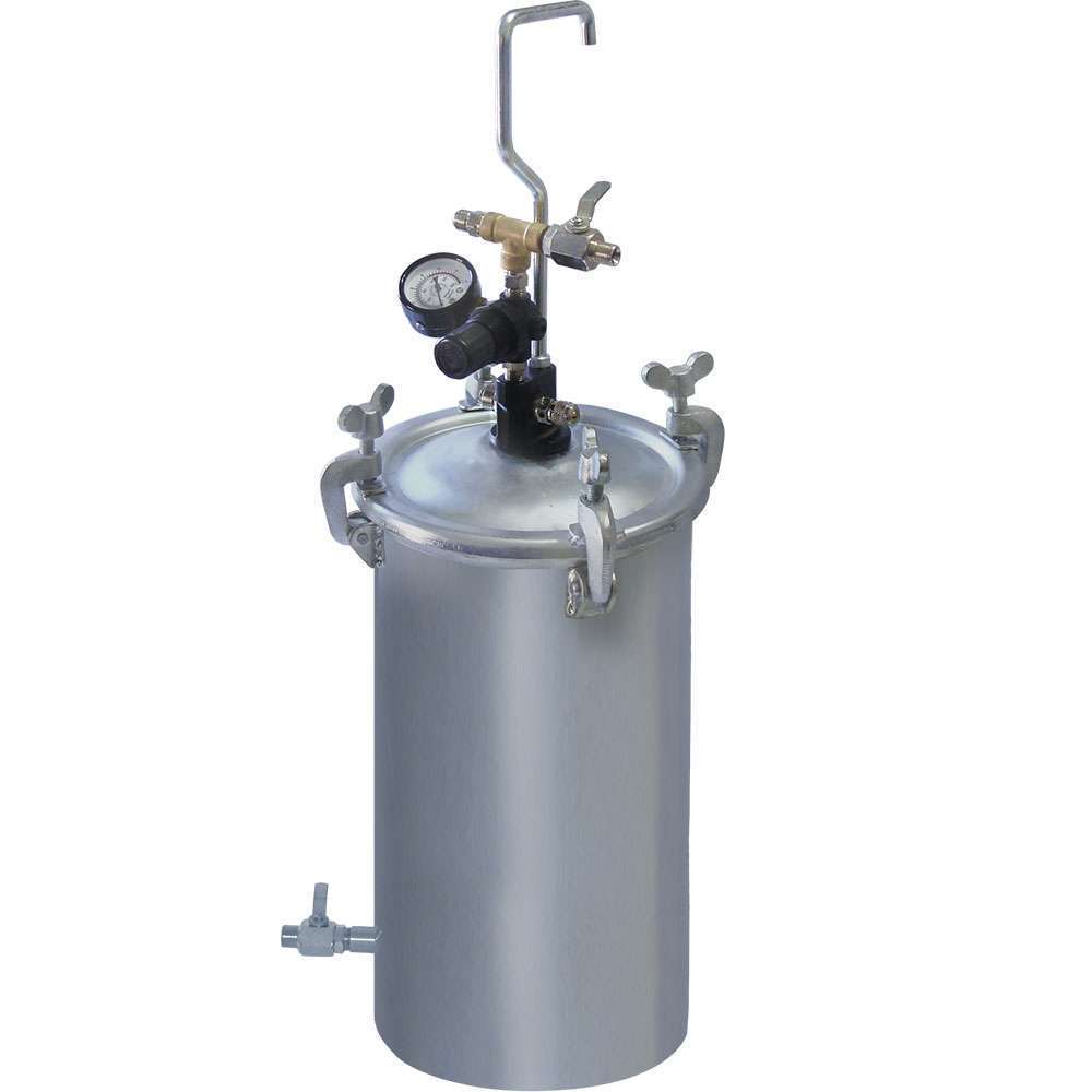WDT-22 - TANQUE 02 GLS (8LTS) EM AÇO INOX SAÍDA INFERIOR SEM AGITADOR