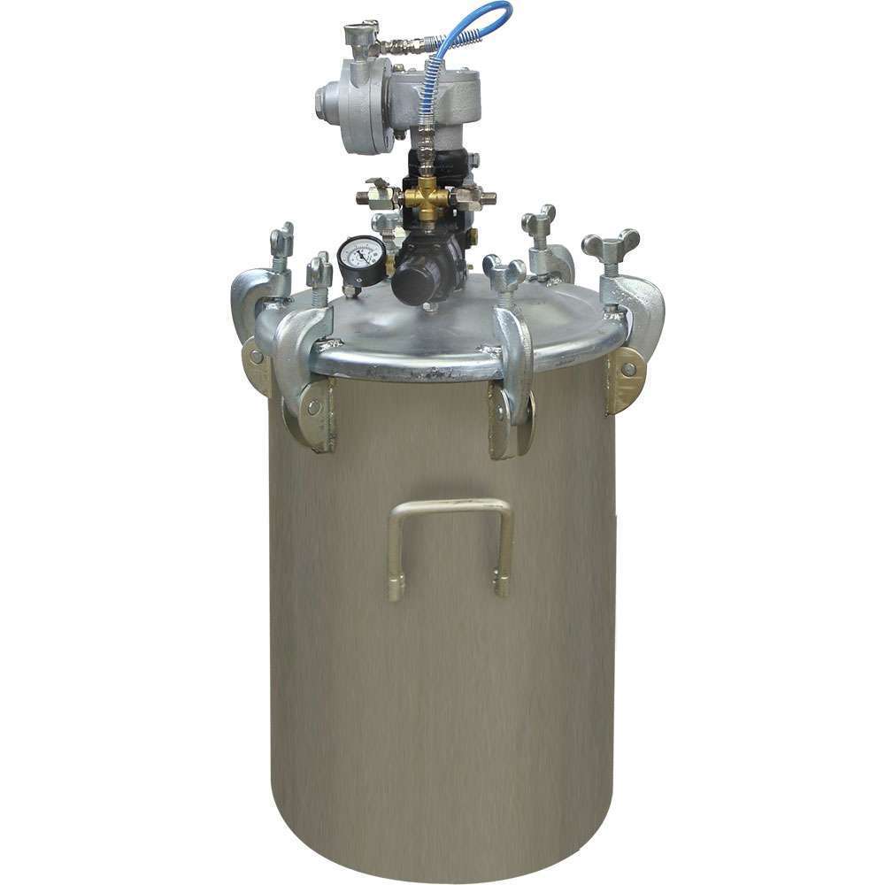 WDT-51 - TANQUE 10 GLS (40LTS) EM AÇO CARBONO COM AGITADOR PNEUMÁTICO