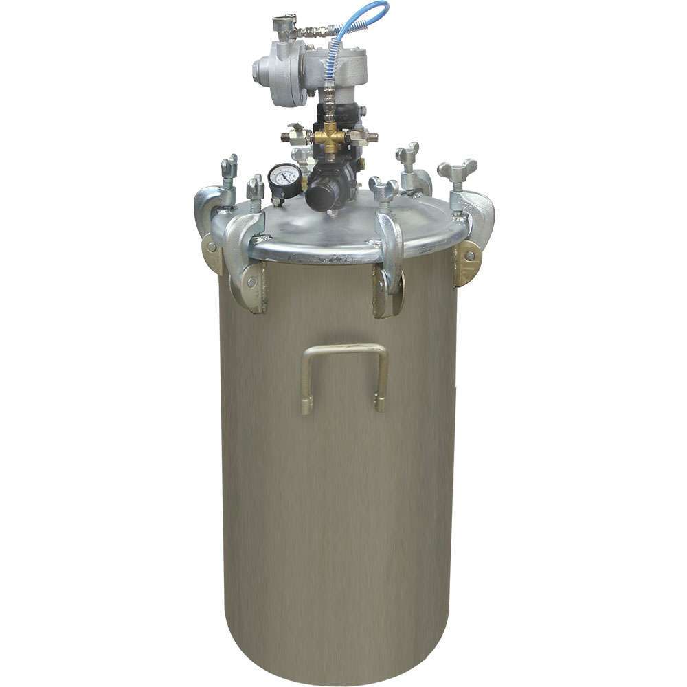 WDT-69 - TANQUE 15 GLS (60LTS) EM AÇO INOX COM AGITADOR PNEUMÁTICO