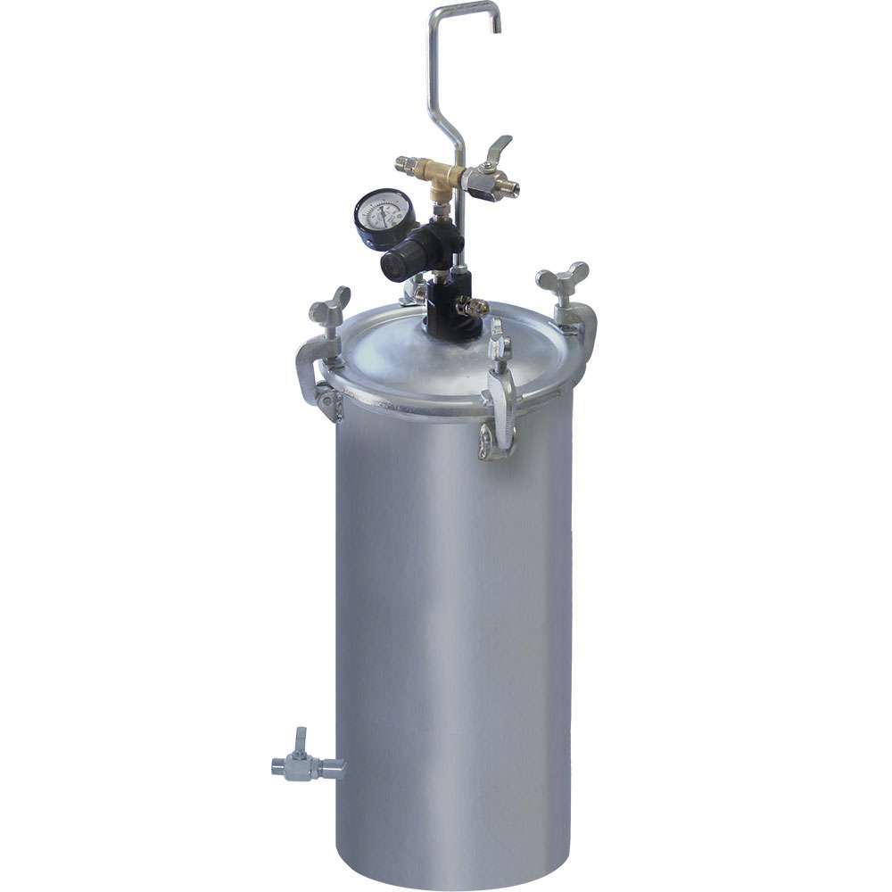 WDT-28 - TANQUE 03 GLS (12LTS) EM AÇO CARBONO SAÍDA INFERIOR SEM AGITADOR