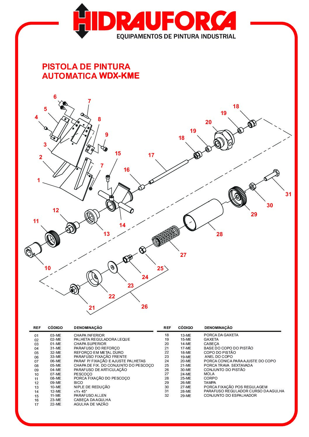 ESPALHADOR AUTOMÁTICO MICRO-ESFERAS DE VIDRO COM INSERTO EM METAL DURO WDX-KME - Image 3