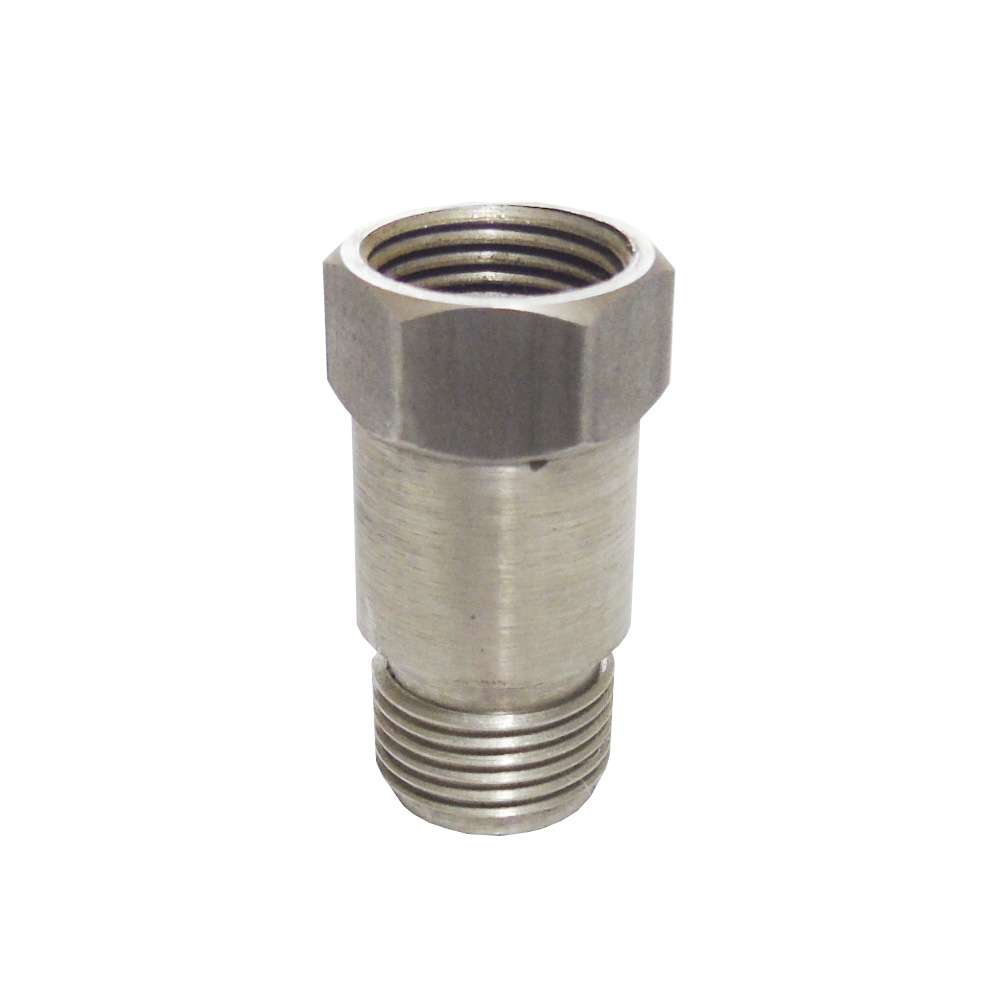 Acoplamento 3/8 M x 3/8 F em Aço Inox