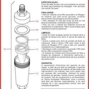REPOSIÇÃO PEÇAS FILTRO 100 MESH PVS-506